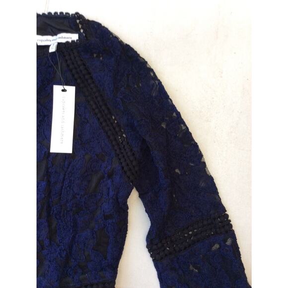 Cupcakes & Cashmere Romper Cally Moon Shadow Crochet Lace - Picture 6 of 12